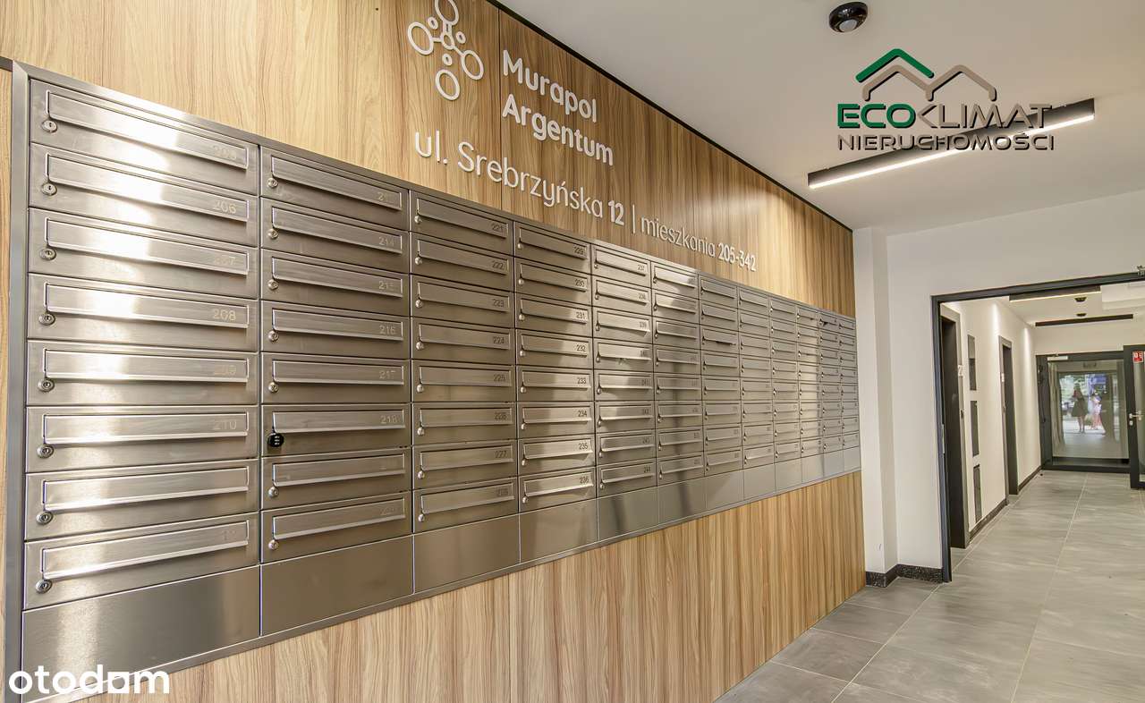 3 pokoje, M4 wykończone Argentum Srebrzyńska 12  parter OGRÓDEK-15