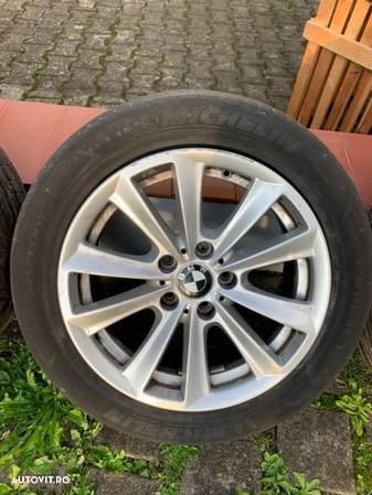 Jante Bmw seria5 e60 F10/F11 cu cauc 225/55/R17 Pirelli dot 2019 4-5 vara 8jx17is30 - 4