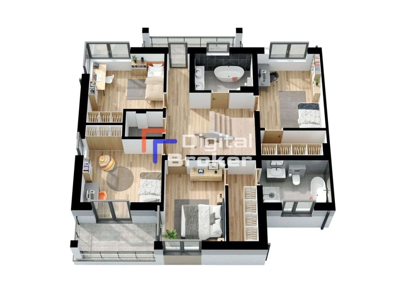 ⭐️Duży Dom ⭐ 240 m² ⭐️Halinów ⭐️0% prowizji⭐ - Pełny obrazek: 5/12