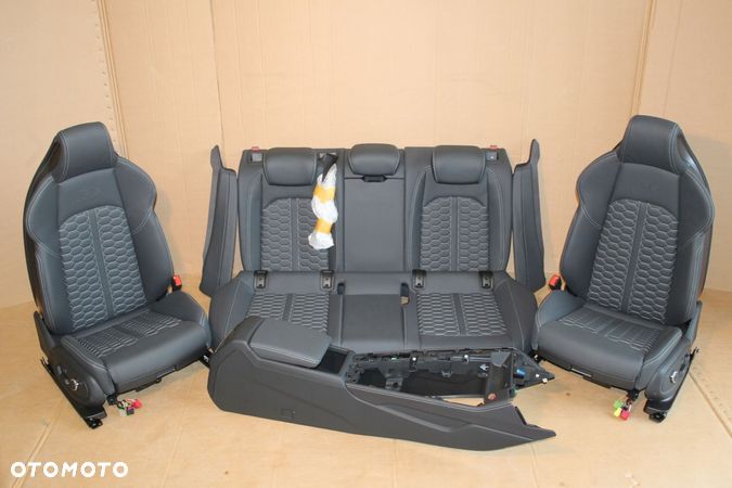 Fotele komplet SKÓRY Audi A4 Rs4 8W B9 LIFT - 1