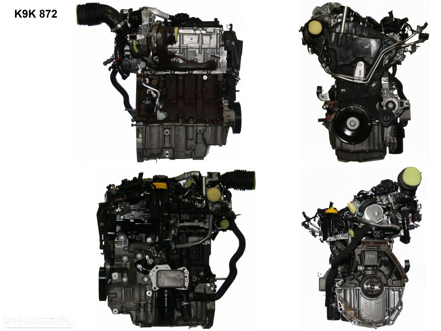 Motor Completo  Usado RENAULT CAPTUR 1.5 dCi K9K 872 - 1