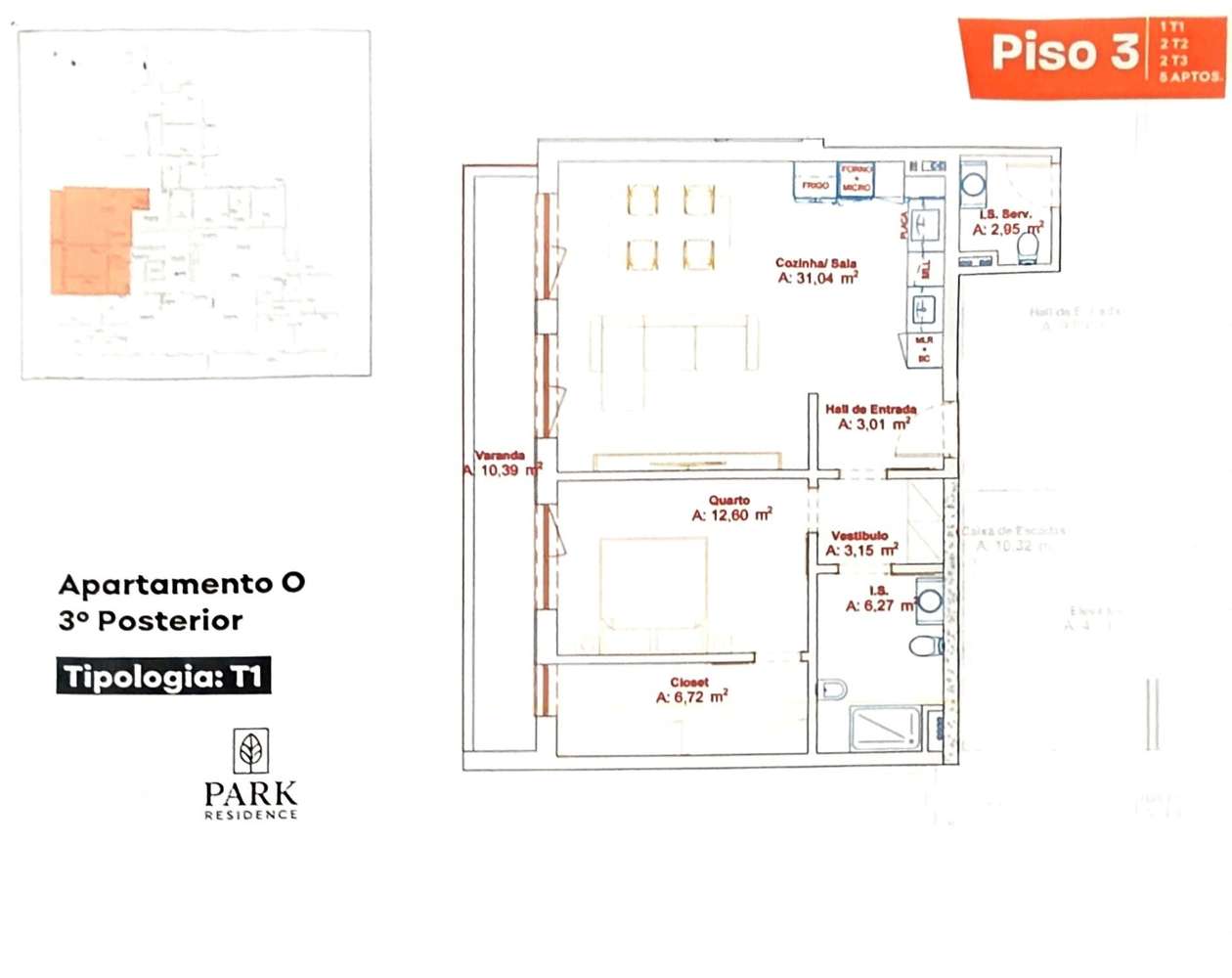 Apartamento T2 Venda-5
