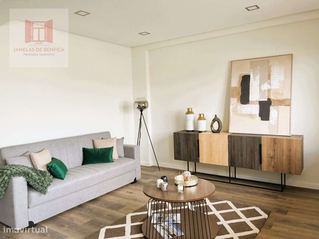 T3 em Benfica, renovado, equipado, mobilado, varanda aberta-6