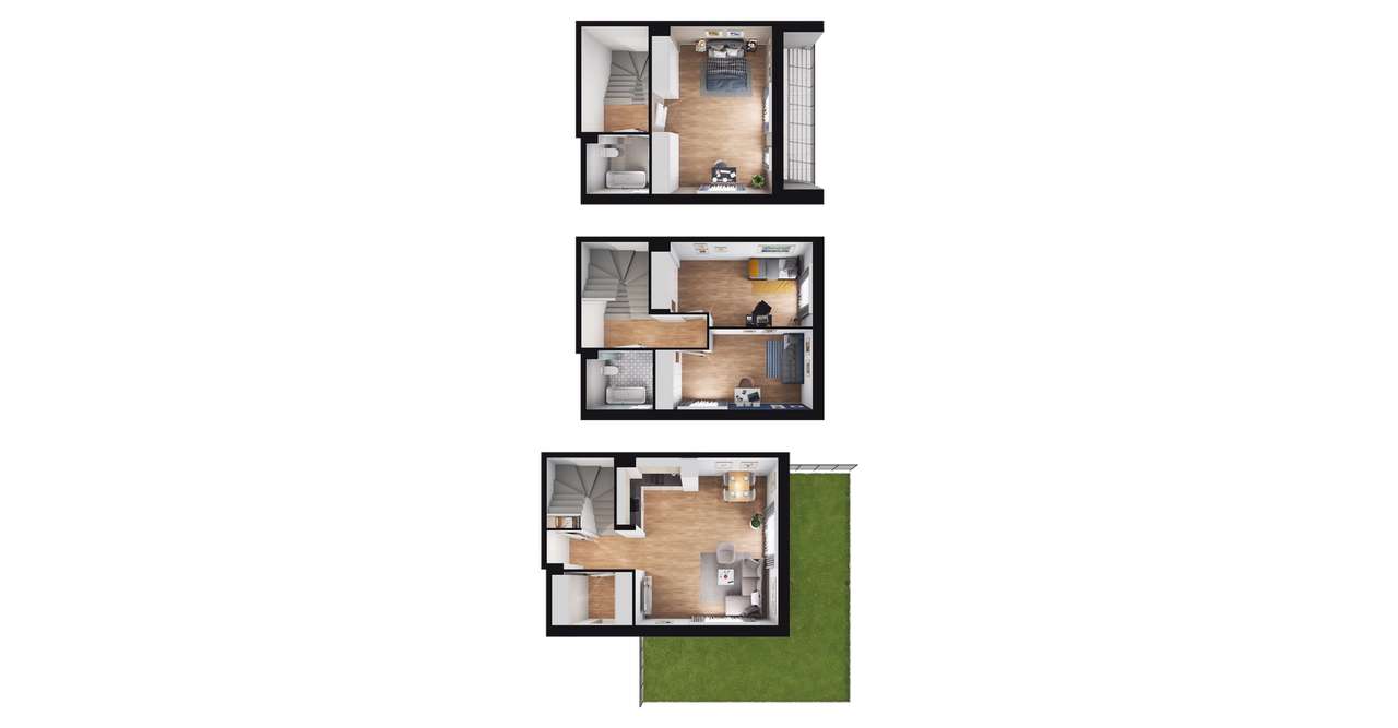 4-pokojowy dom 96m2 + ogródek Bez Prowizji - Pełny obrazek: 2/8