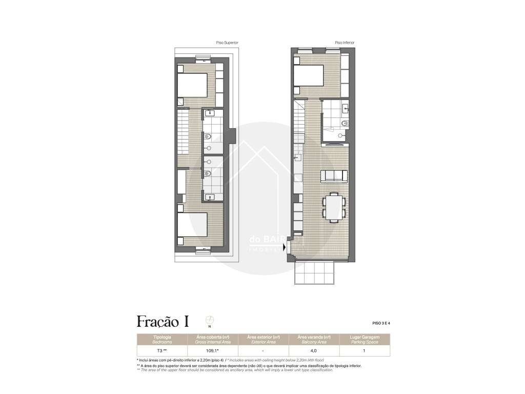 T3 Duplex, varanda e garagem veículos eléctricos, à Marechal, Porto-14