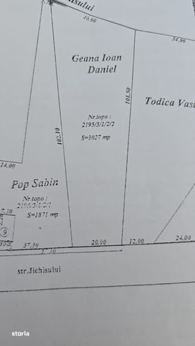 Teren de vânzare – Dej, str. Jichişului-2