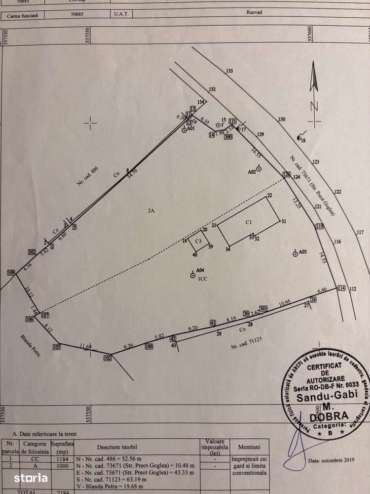 Teren 1000m2 Valea Voievozilor - Imagine principală: 5/6