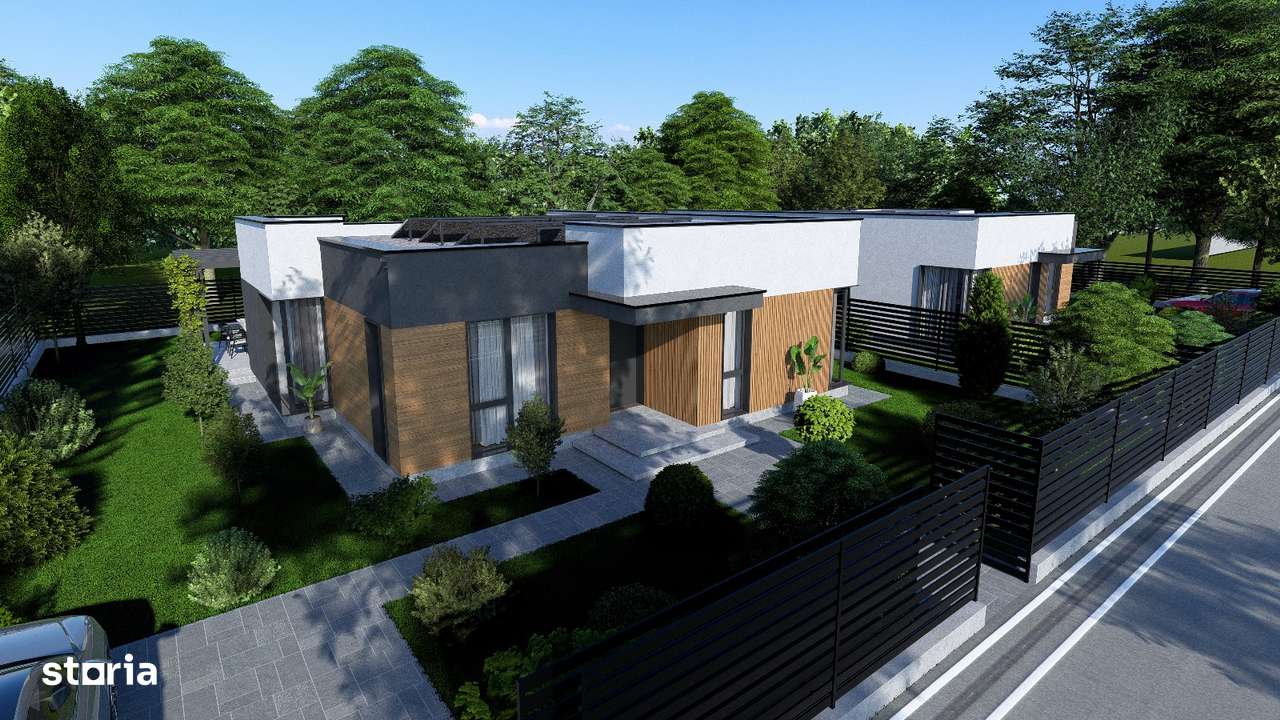 Casa individuala / 4 camere / 142 mpu / 200m de padure/ Balotesti-0