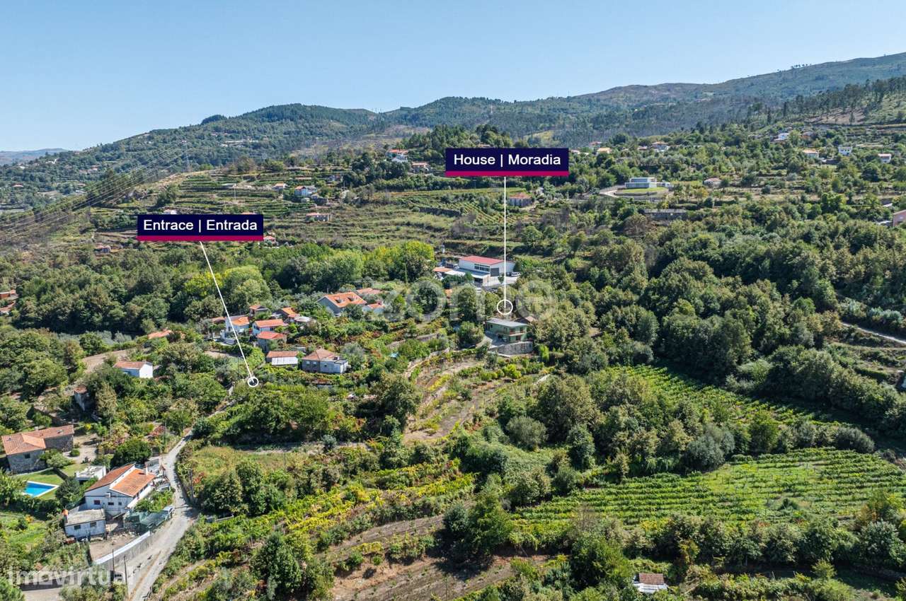 Moradia T3 seminova | Terreno 3.600 m² | Douro – Cinfães - Grande imagem: 3/44