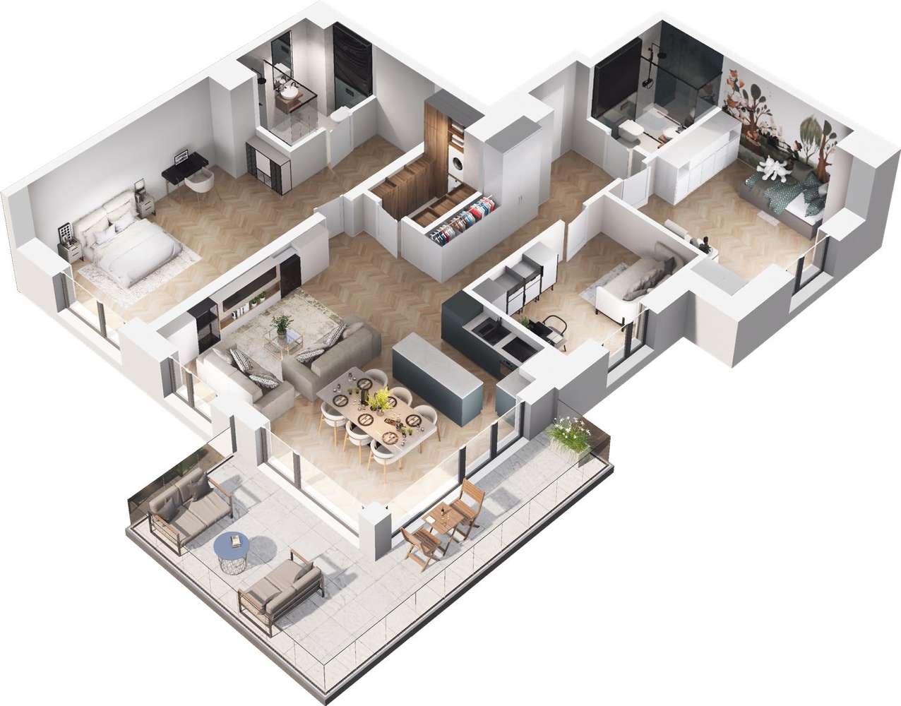 Ville Garden | mieszkanie 4-pok. | A.33 - Pełny obrazek: 5/10