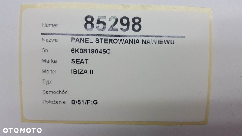 PANEL NAWIEWU SEAT IBIZA II LIFT 2000 EUROPA - 7
