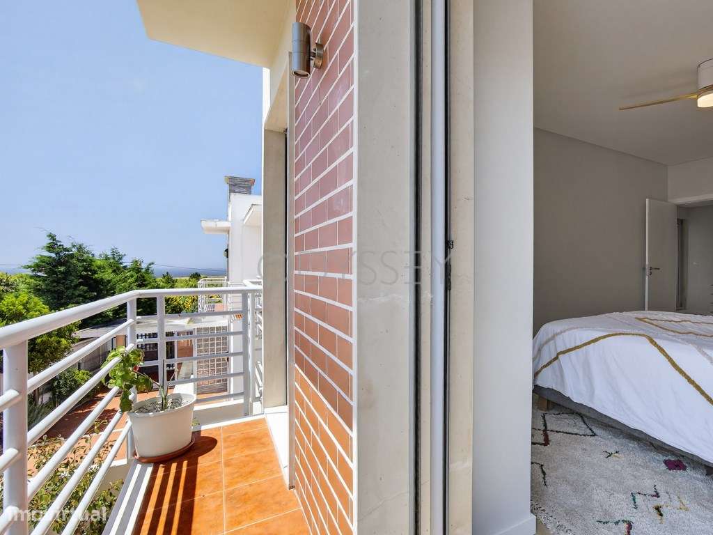 Villa entre litoral e campo com vista mar perto da Ericeira-48