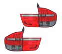 FAROLINS TRASEIROS PARA BMW X5 E70 07-10 LED VERMELHO CINZA - 1