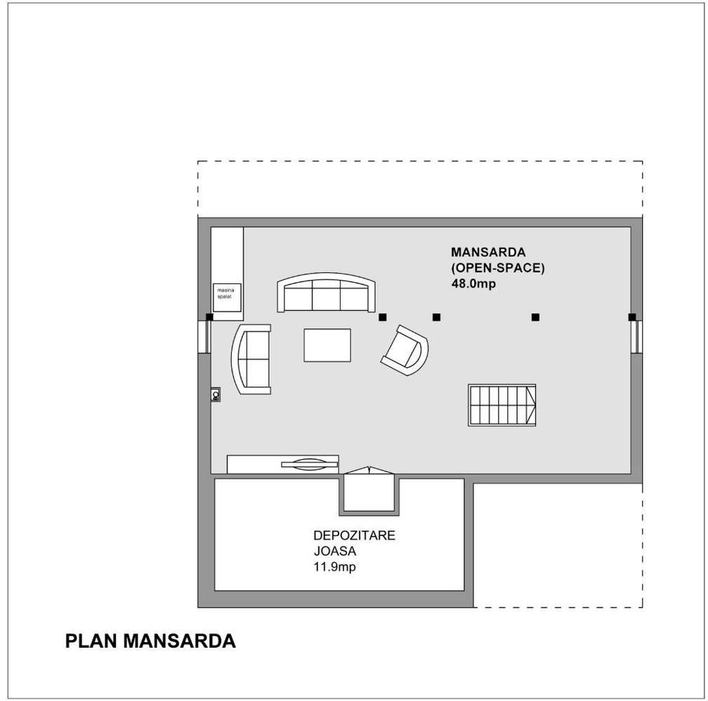 Vanzare vila premium, P+1+M, Tunari, comision 0%-16