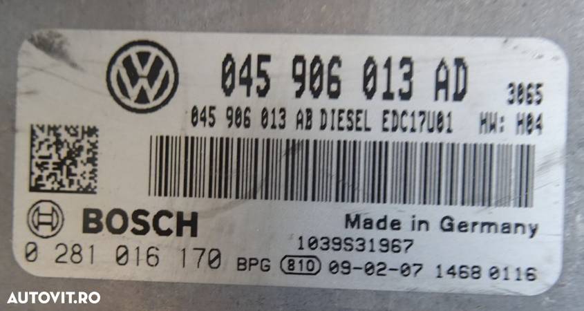 Calculator motor Seat Ibiza 1.4 TDI BMS 80 CP din 2010 - 2