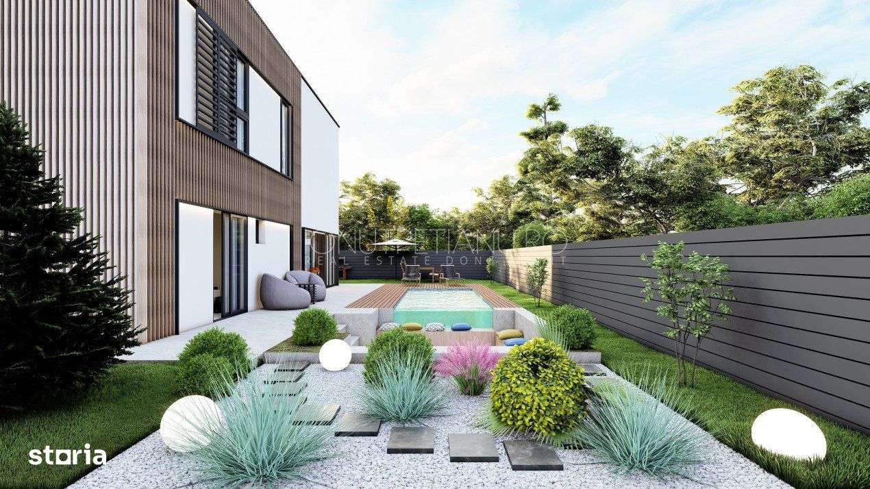 Vila moderna posibilitate personalizare – piscina exterioara si gara-17