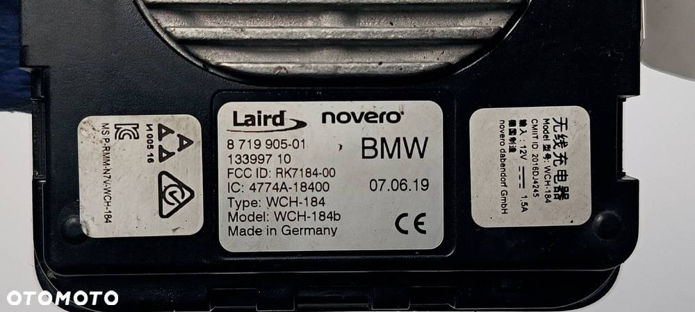 MODUŁ BMW X4 M F98 ŁADOWARKA INDUKCYJNA 8719905 - 5