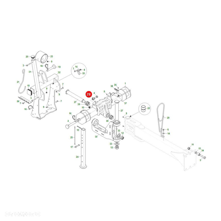 Tulejka Maschio Gaspardo G17121530R Oryginał - 4