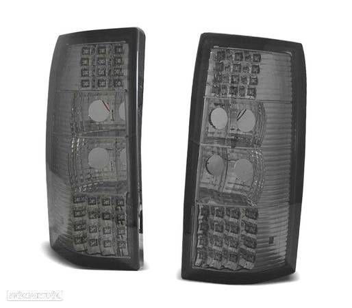 FAROLINS TRASEIROS LED PARA OPEL OMEGA B CARAVAN 94-99 PRETO - 1