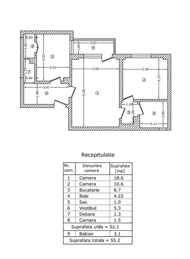 Calea Rahovei vanzare ap 2 camere-6