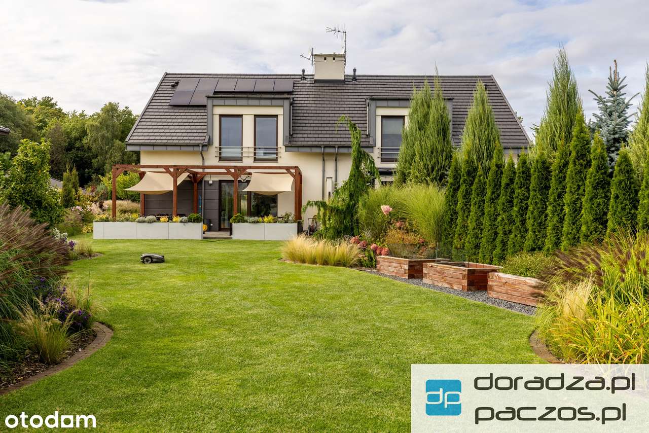 Stylowy Bliźniak z Bajecznym Ogrodem/ 163 m2/ 5 pokoi/ garaż/POD LASEM-18