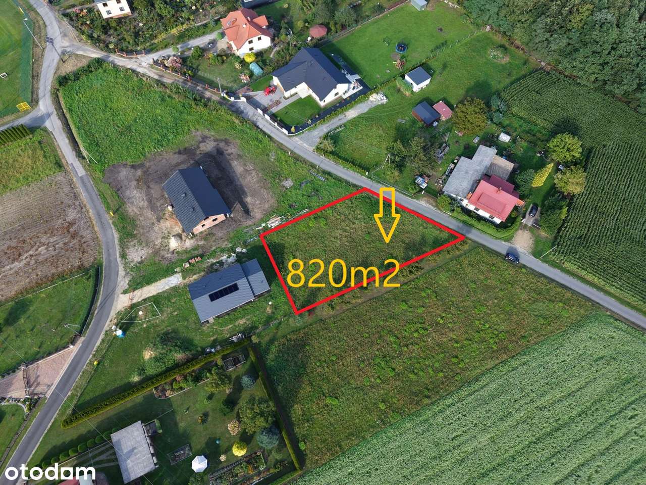 Działka bud. Radostowice k/ Pszczyny, gm. Suszec - Pełny obrazek: 4/5