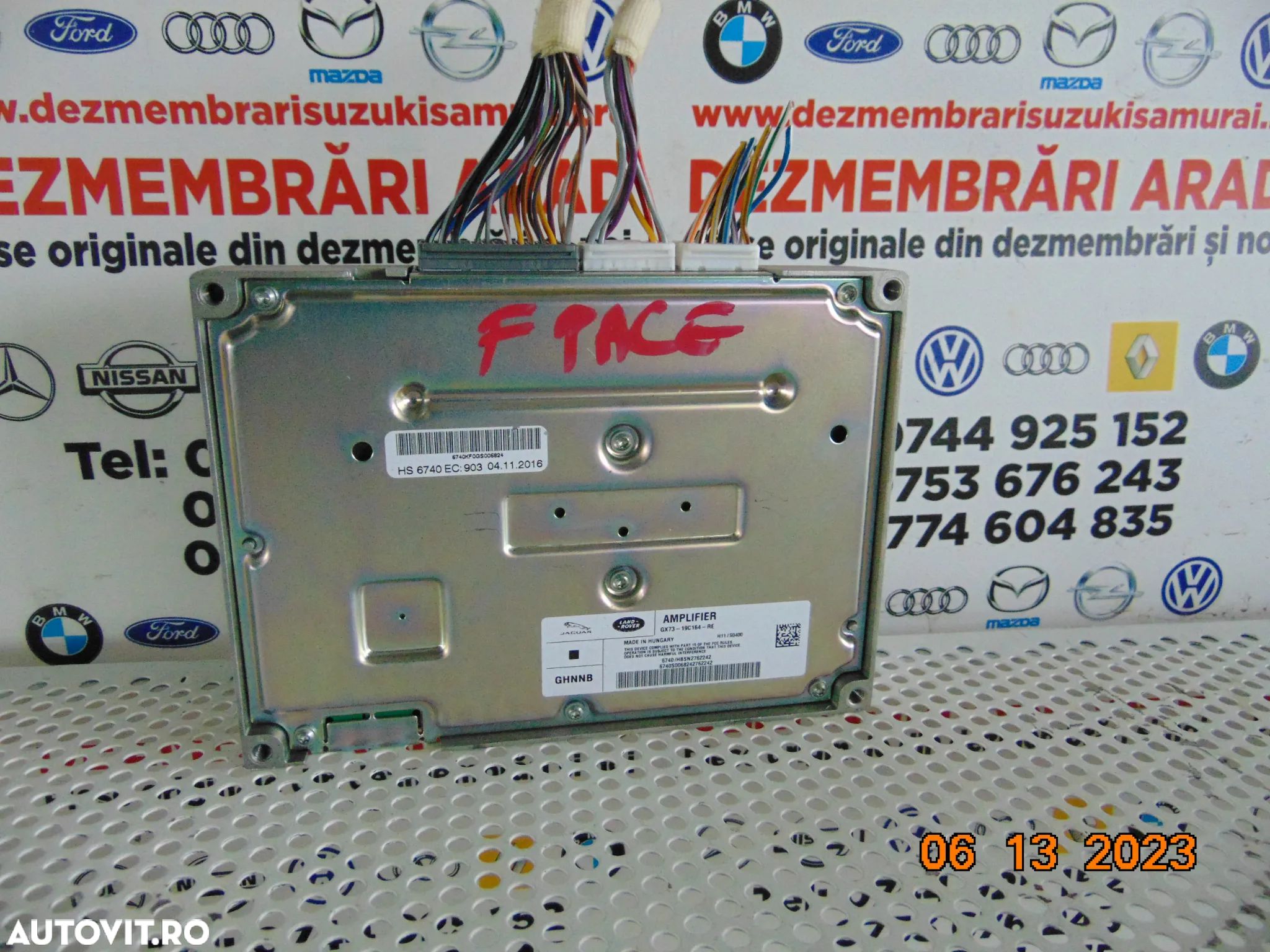 Amplificator radio media Jaguar F Pace XE XF - 1