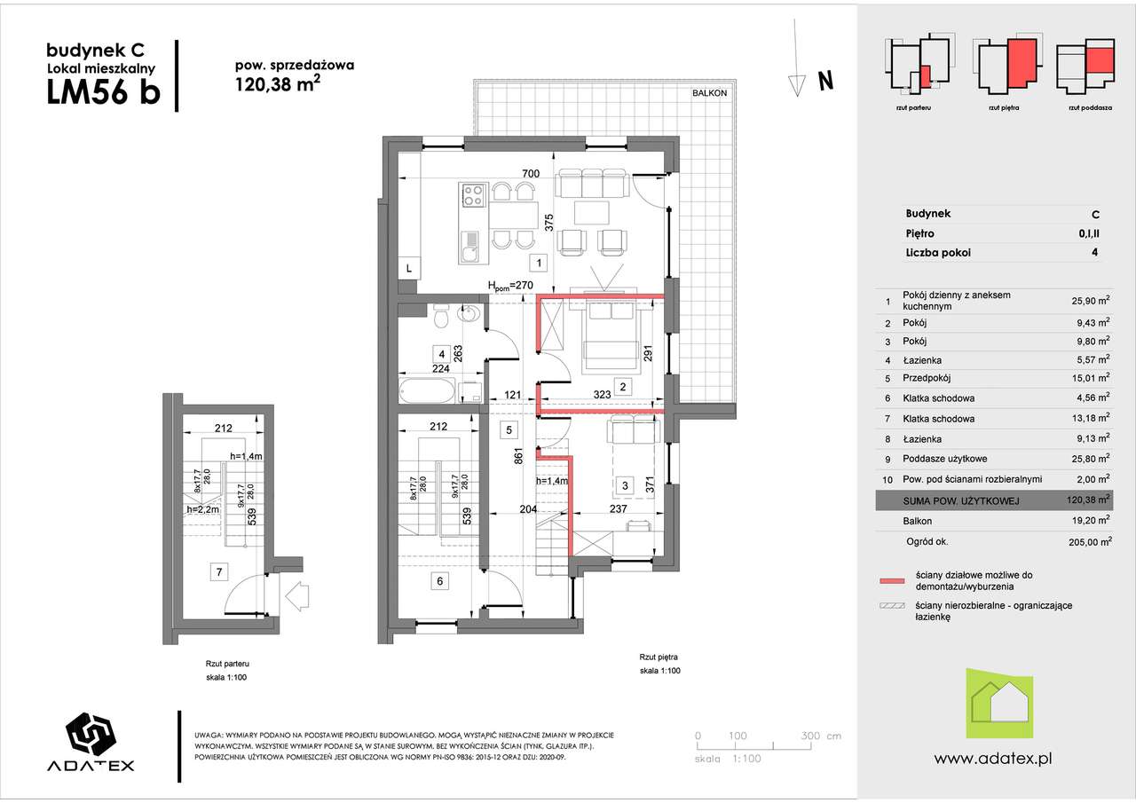 Zielona Podkowa | mieszkanie 56_b - Pełny obrazek: 3/24