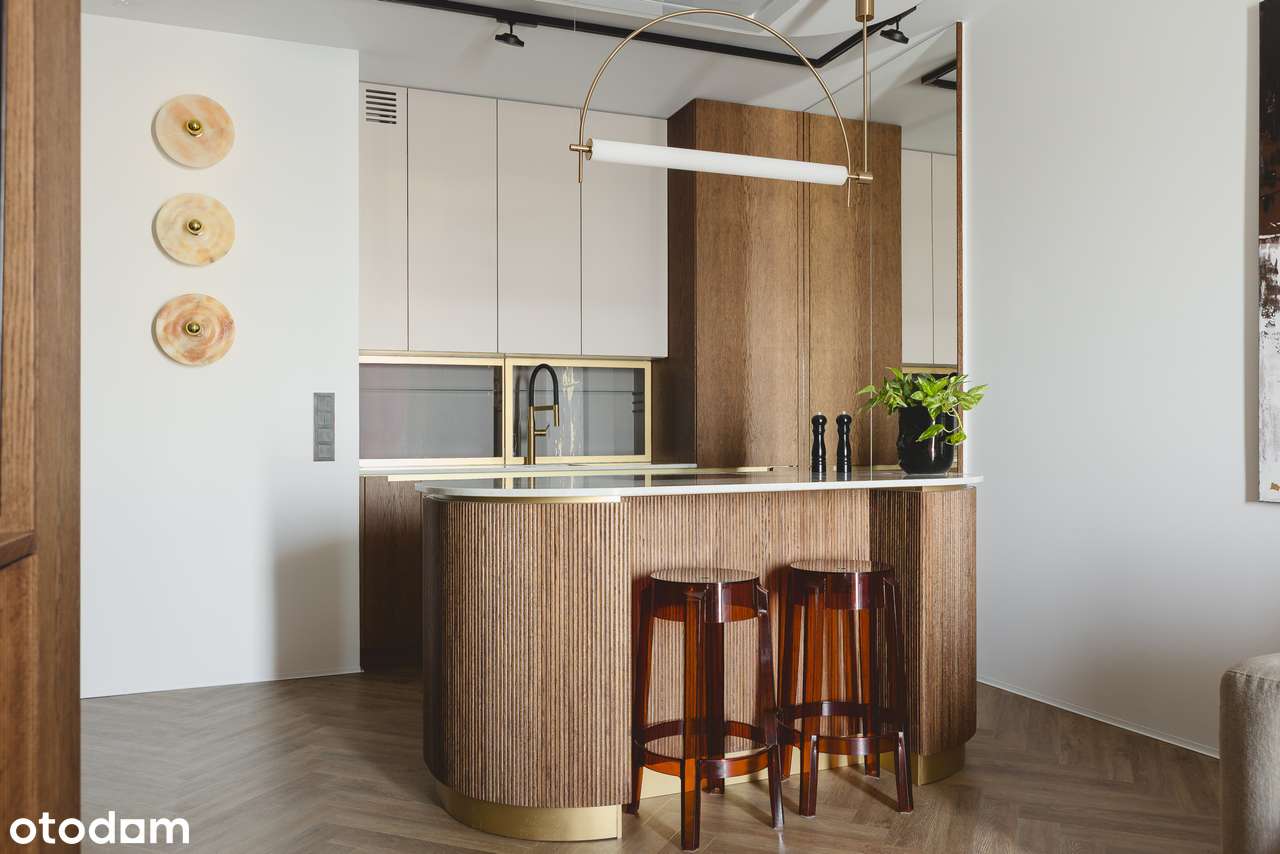 Luksusowy minimalizm z widokiem na rzekę | 2 pokoje | Taras 10 m²-0