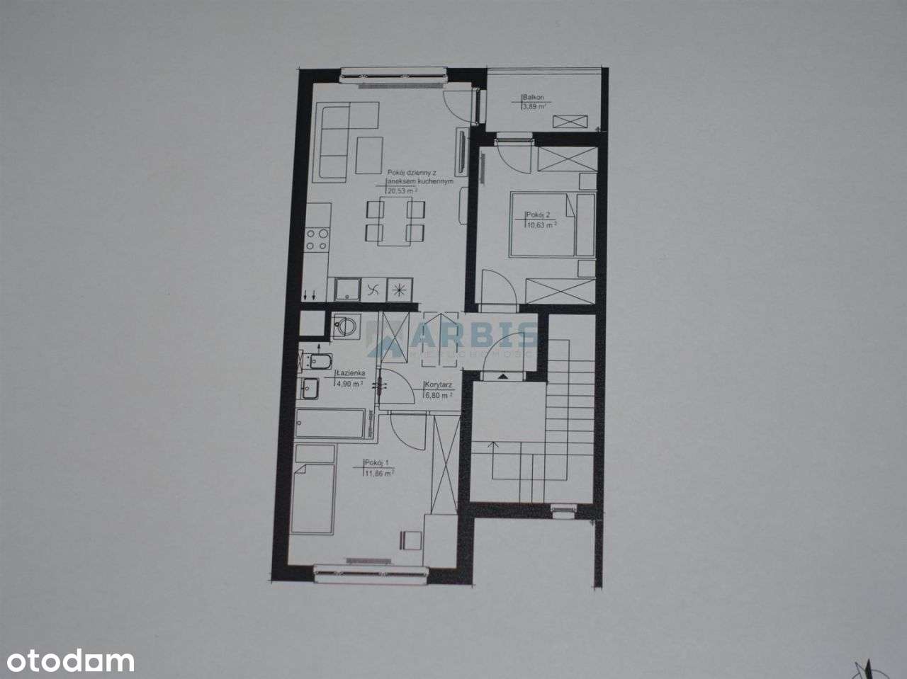 MIESZKANIE 3 POKOJOWE NA 1 PIĘTRZE W ZABUDOWIE SZEREG CZYNSZ 100 ZŁ/MC-12