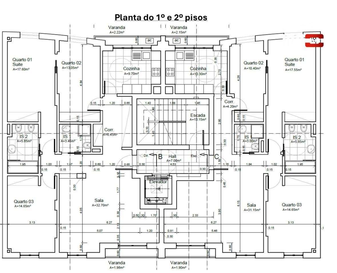 Incrível Apartamento T3 com Parqueamento - Grande imagem: 4/15