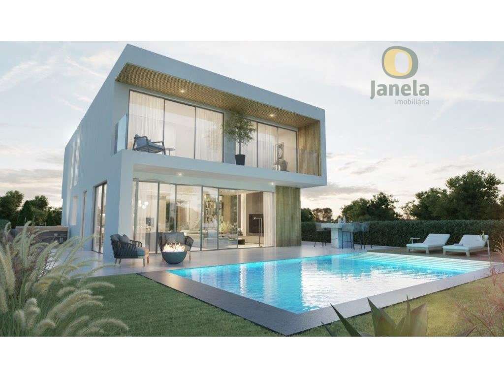 Moradia T4 contemporânea com piscina, garrafeira e fire pit - Grande imagem: 2/18