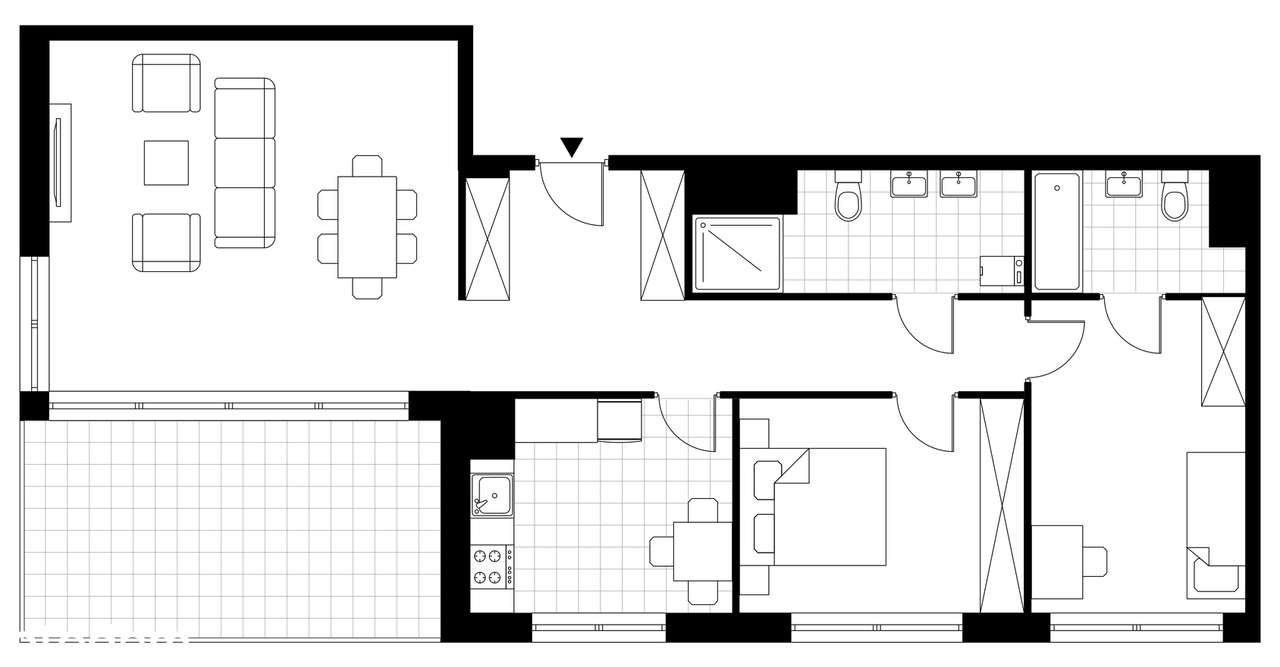 Bulvar Apartments | mieszkanie 4-pok. | D.11.01 - Pełny obrazek: 4/9