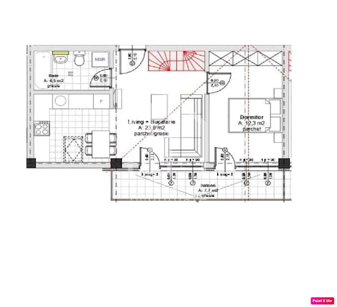 Apartament cu 3 camere - finisat la cheie - 67.5 mp utili + balcon - Imagine principală: 3/9