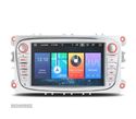 AUTO RADIO ANDROID 11 GPS ECRA TACTIL 7" PARA FORD CINZENTO - 1