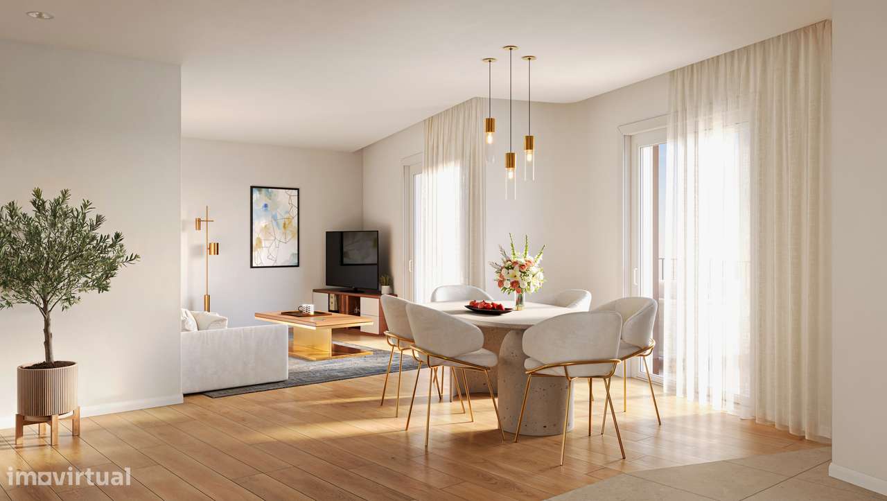 Apartamento T3 em construção com varanda de 35 m2 e garagem -V.N. GAIA-8