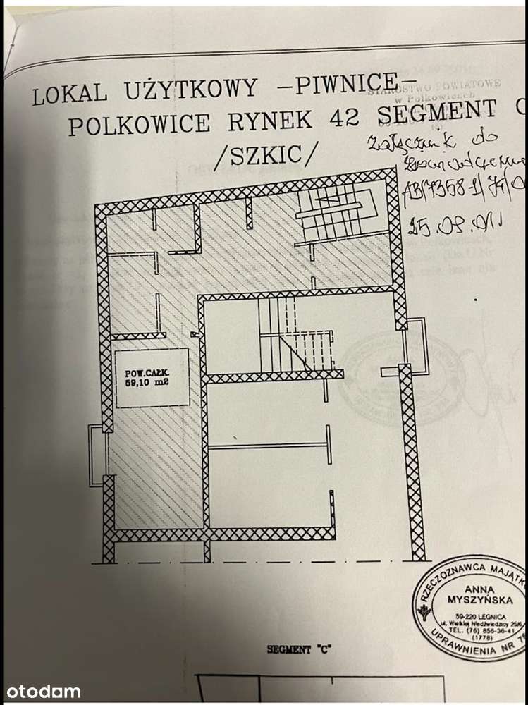 Lokal handlowo-usługowy Rynek Polkowice (możliwość podziału nieruchom) - Pełny obrazek: 3/7