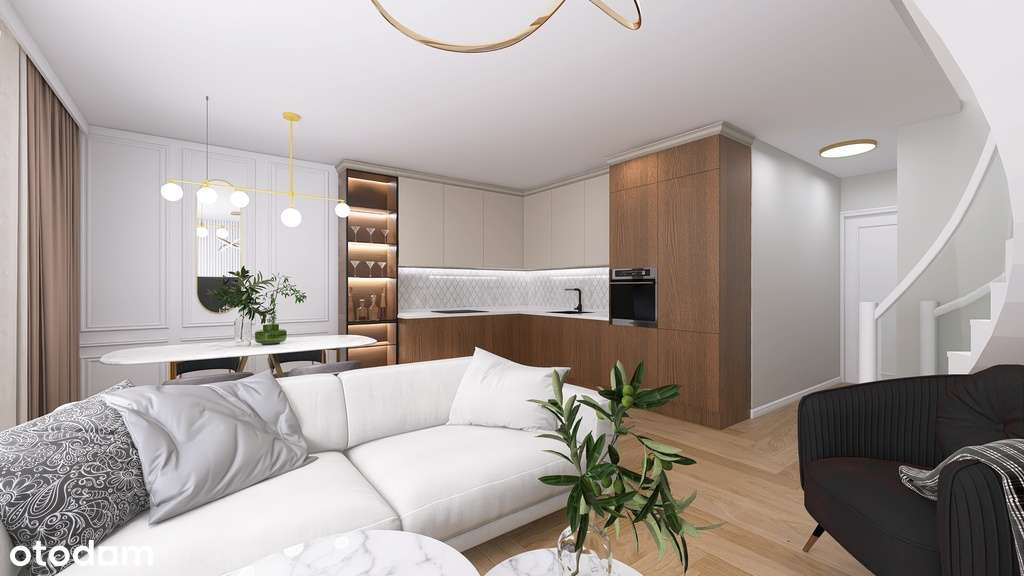 Nowoczesny dom szeregowy z ogródkiem i garażem - Pełny obrazek: 4/20