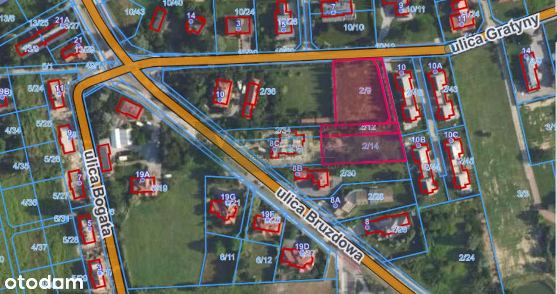 Działka inwestycyjna,Kępa Zawadowska 3433m2-2