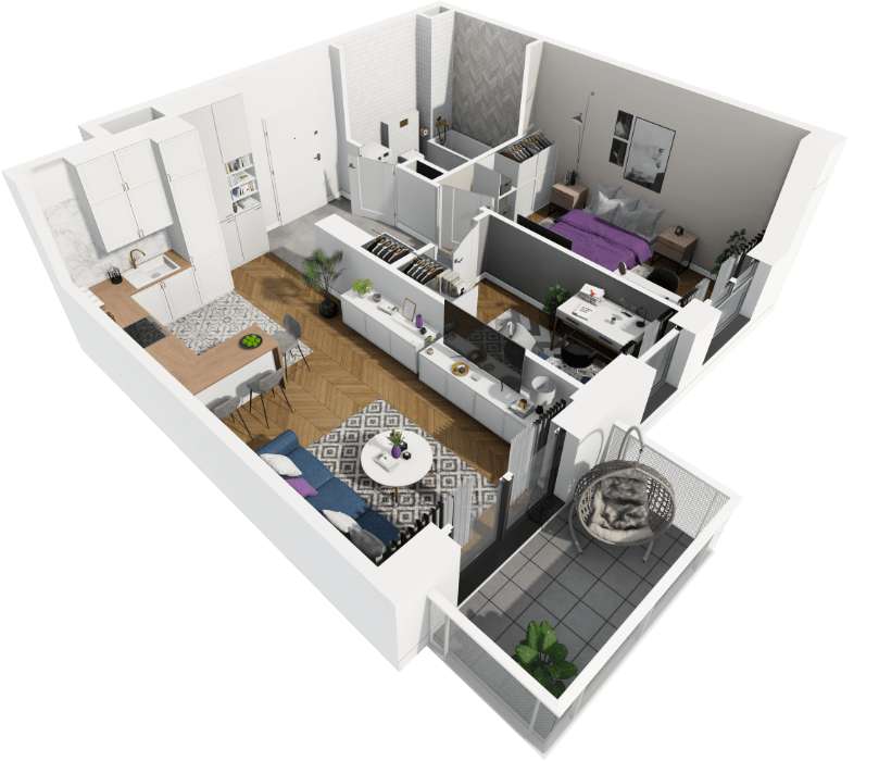 3 Pokoje - Ostatnie w takim układzie - Super CENA - Tramwaj 3 minuty-5