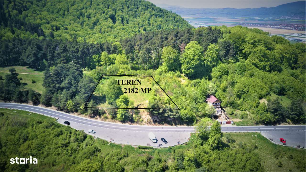 Teren unic pe Calea Poienii, deasupra parcarii de la belvedere - Imagine principală: 5/12