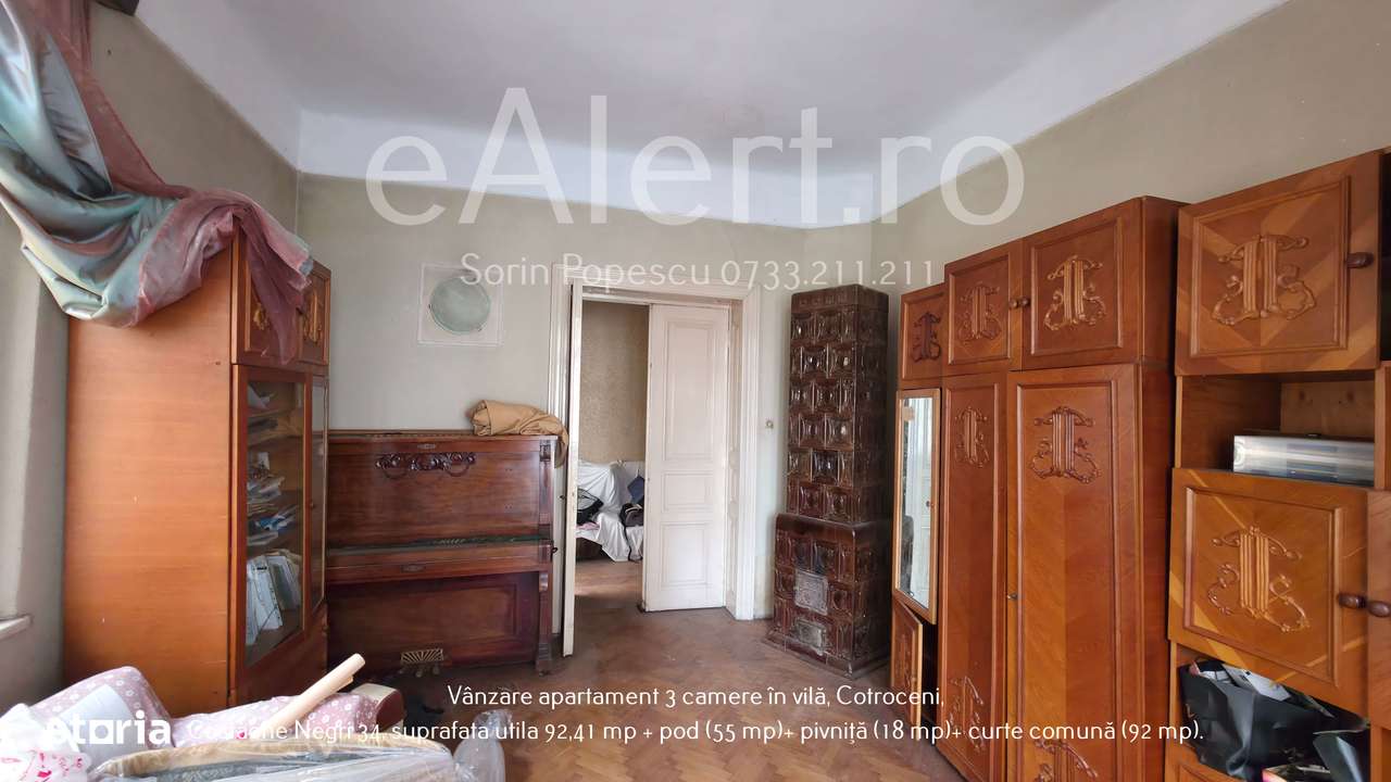 Apartament cu 3 camere în vilă, Cotroceni – Costache Negri 34-2