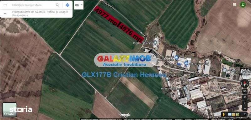 Teren intravilan industrial 4976 mp Chitila Str Oxigenului - Imagine principală: 1/2