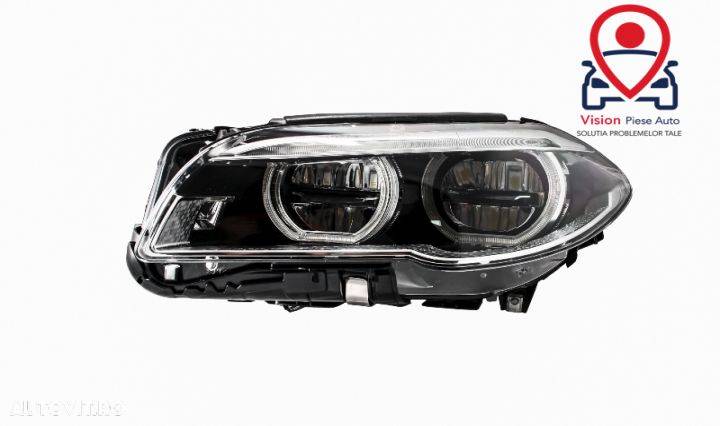 Faruri Full LED Angel Eyes compatibil cu BMW Seria 5 F10 F11 LCI (2014-2017) Tuning BMW Seria 5 G30 - 2