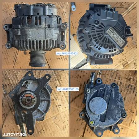 Anexe motor mercedes OM642 3.0cdi 3.2cdi 3.5cdi W219 diesel compresor clima rampa injectoare pompa inalta presiune electromotor alternator pompa servo clapeta acceleratie rampa injectoare galerie admisie evacuare instalatie electrica - 5