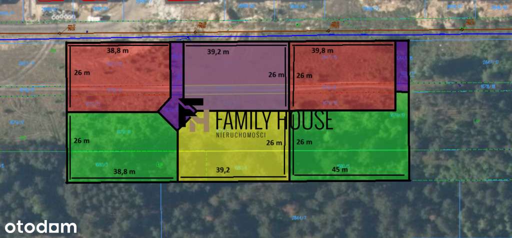 6 działek budowlanych po 10 ar. Kielce Suków. - Pełny obrazek: 5/15