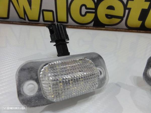 Suporte De Lâmpada De Matricula Com Led Branco Para VW Golf 3, polo 6N 94-99,  Seat Ibiza 6K 93-99, Cordoba 93-02 - 5