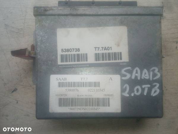 SAAB 9-5 komputer 2,0 tb sterownik 53800738 - 1