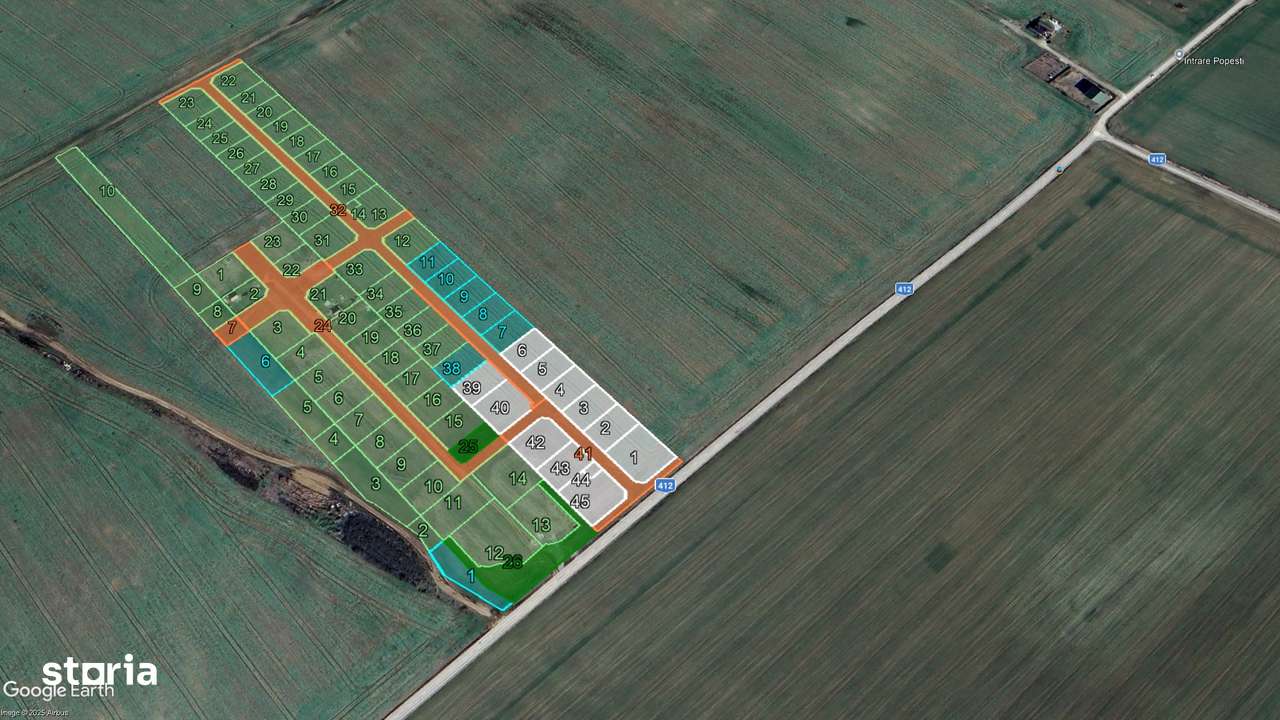 Comunitate verde, teren intravilan case – Frumușani, 13 km-A0. Superb.-18
