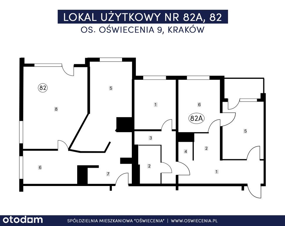 Lokal użytkowy, 55,03 m², Kraków
